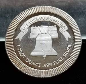 lot 11 image: 1 TROY OZ. .999 FINE SILVER LIBERTY STACKER