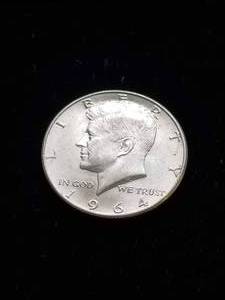 lot 15 image: 1964 KENNEDY HALF DOLLAR BU-UNC