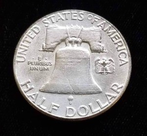 lot 26 image: 1961 FRANKLIN HALF DOLLAR