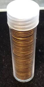 lot 06-A image: BU ROLL OF 1958-D US WHEAT CENTS 50 COINS