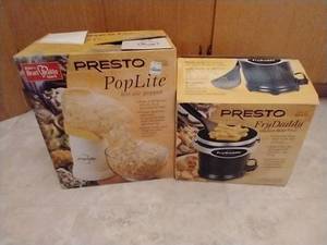 lot 18 image: Presto Pop Lite & Presto Fry Daddy