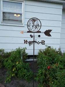 lot 38 image: Fighting Sioux Weathervane