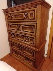 lot 51 image: 5 Drawer Vintage Chest