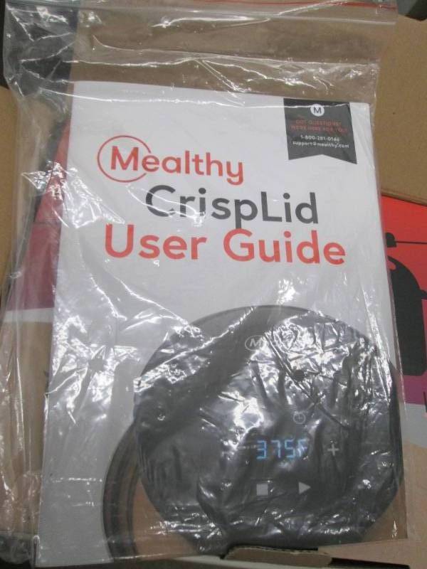 lot 180 image: mealthy crisp lid open box powers o...