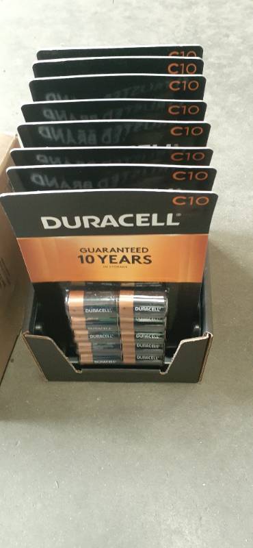 lot 165 image: Case lot of 80 Duracell size C Batt...