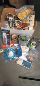 lot 47 image: Box of Assorted Office, Household a...