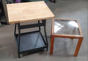 lot 56 image: Garage style Portable work bench, w...