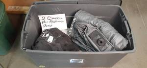 lot 57 image: Large Long Storage Tote filled with...