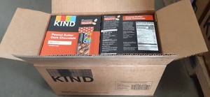 lot 162 image: Case lot of (6) boxes KIND Peanut B...