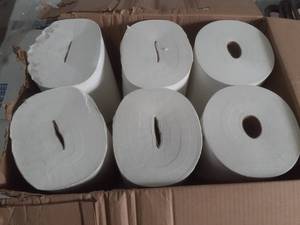 lot 145 image: Case of (6) Brown Hard 8 1-ply EnM...