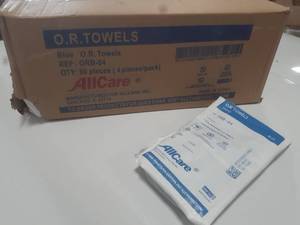 lot 400 image: 80 piece case of Blue Allcare O.R. ...