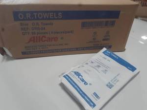 lot 401 image: 80 piece case of Blue Allcare O.R. ...