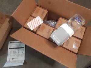lot 457 image: Case of Purell Hand Sanitizing Wall Mounting Stations