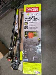 lot 93 image: Gently Pre-owned Ryobi 4 cycle 18 ...