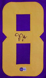lot 4 image: Minnesota Vikings Justin Jefferson Signed Limited Edition Purple & Gold Speed Rush Pro Style Jersey JSA COA