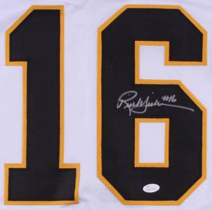 lot 32 image: Boston Bruins Rick Nifty Middleton Signed White Pro Style Jersey JSA COA
