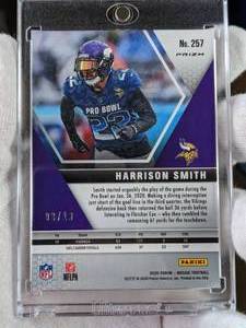 lot 18G image: Harrison Smith 2020 Mosiac Gold #910 Pro Bowl Football Card