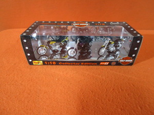(3) 118th Harley Davidson Motorcycles
