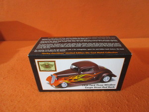 124th Harley Davidson 1934 Ford 3 Window Coupe Street Rod