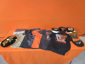 Harley Davidson T-Shirts, Hats, Pillow (see pics)