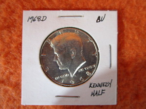 1968 D Kennedy Half Dollar