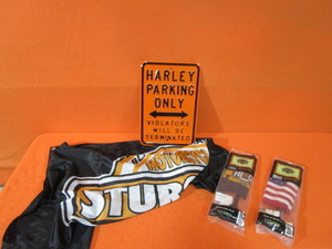 Harley Davidson Saddle Bag Flags, Sign & Sturgis Flag