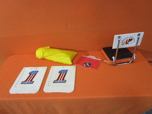 Harley Davidson Mud Flaps, Rain Gear & Aberdeen Pheasants Stadium Seat