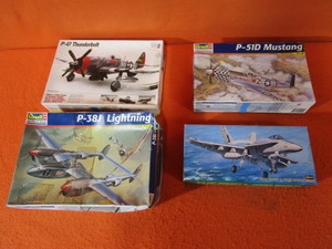 Un-Assembled Model Planes