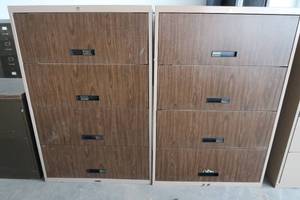 2 MATCHING LATERAL FILE CABINENTS