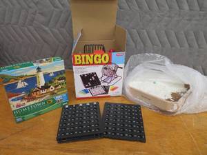 BINGO GAME AND MAGIC SAND