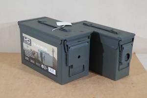lot 197 image: 2 High Desert Metal Ammo Cans