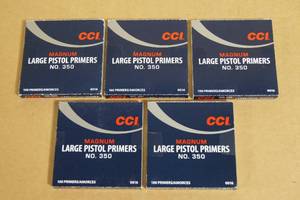 lot 178 image: 500 CCI No 350 Magnum Large Pistol Primers