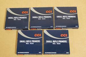 lot 179 image: 500 CCI No 400 Small Rifle Primers