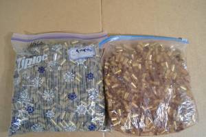 lot 153 image: 2 Bags of Empty 9mm Casings