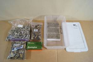 lot 154 image: Bin of Empty .357 Mag Casings