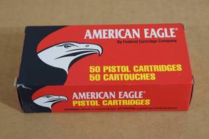 lot 106 image: 50 Federal American Eagle .45 GAP 185 Gr TMJ Ammo