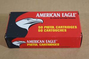 lot 107 image: 50 Federal American Eagle .45 GAP 230 Gr FMJ Ammo