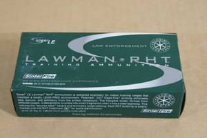 lot 109 image: 50 Speer LE Lawman RHT .40 S&W 125 Gr Frangible CF Ammo