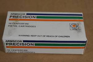 lot 116 image: 50 Armscor Precision .38 Super 125 Gr FMJ Ammo