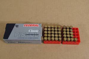 lot 136 image: 41 Federal Classic .32 Auto 71 Gr FMJ Ammo