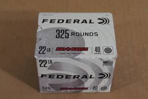 lot 49 image: 325 Federal AutoMatch .22 LR 40 Gr Ammo