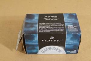 lot 51 image: 500 Federal Game-Shok .22 LR 38 Gr Copper Plated HP Ammo