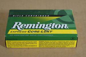 lot 60 image: 20 Remington Express .30-06 Sprg 150 Gr Core-Lokt PSP Ammo