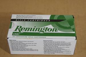 lot 62 image: 50 Remington UMC .30 Carbine 110 Gr Metal Case Ammo