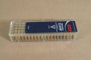 lot 79 image: 100 CCI Mini-Mag .22 LR 36 Gr Copper Plated HP Ammo