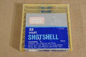lot 80 image: 20 CCI .22 WMR Shotshells