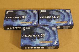 lot 98 image: 15 Federal Power-Shok 12 Gauge 2-34 00 Buck Shotshells