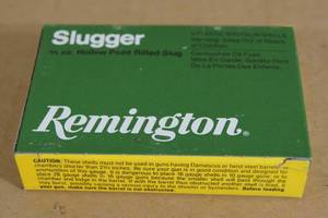 lot 102 image: 5 Remington Slugger 16 Gauge 2-34 45 Oz HP Rifled Slugs
