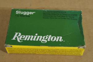 lot 104 image: 5 Remington Slugger 12 Gauge 2-34 1 Oz Rifled Slugs