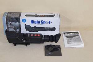 lot 5 image: NEW Night Owl Optics Night Shot Night Vision Scope with Tactical Light
